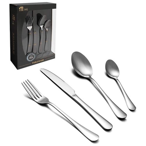 Набор столовых приборов, 24 предмета на 6 персон