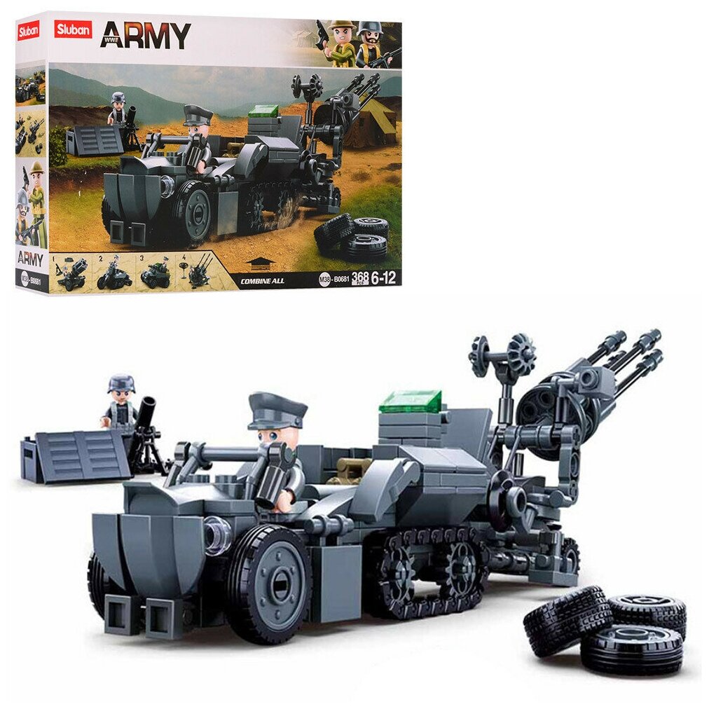 Конструктор M38-B0681 "Армия" (368 дет.)