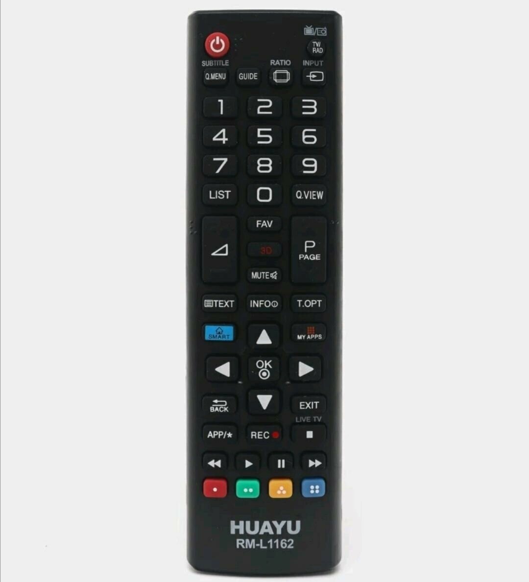 Пульт ДУ Huayu RM-L1162 для телевизоров LG, черный - фотография № 20