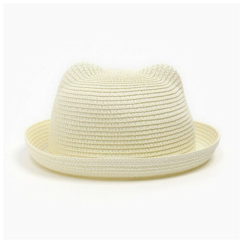фото Шляпа женская, цвет молочный, размер 56-58 rossini