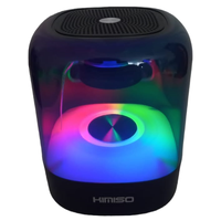 Беспроводная колонка / Портативная акустика / KIMISO / Мощный басс / Bluetooth 5.0/ RGB подсветка