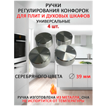 METALL HANDLES ON THE STOVE - изображение