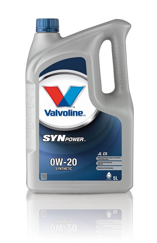 Синтетическое моторное масло Valvoline SynPower JL C5 0W-20, 5л