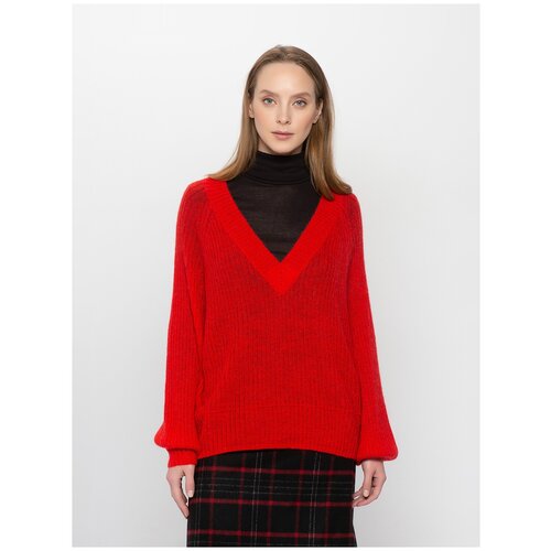 фото Пуловер женский, gerry weber, 671011-35706-30848, розовый, размер - 46