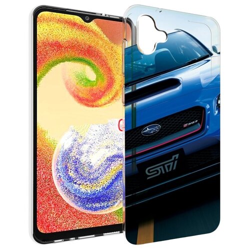 чехол mypads субару subaru 2 для samsung galaxy xcover 5 задняя панель накладка бампер Чехол MyPads субару subaru 2 для Samsung Galaxy A04 задняя-панель-накладка-бампер