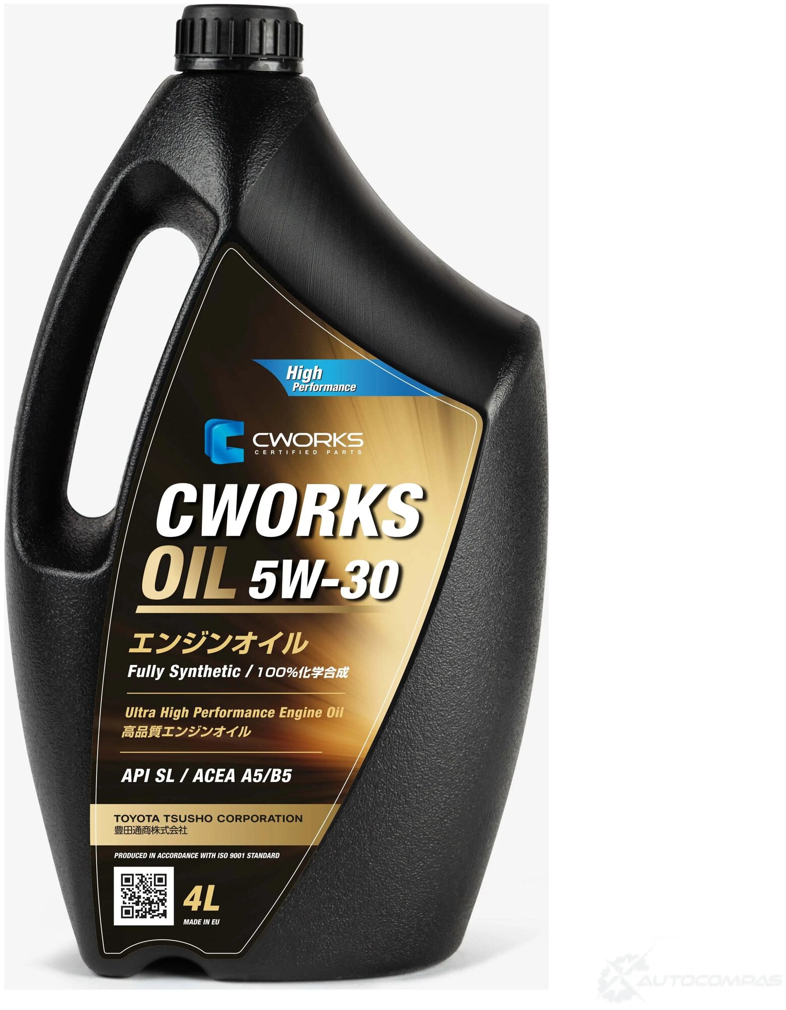 Cworks Моторное масло Cworks OIL 5W30 A5/B5, 4л A130R7004