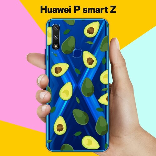 Силиконовый чехол Узор из Авокадо на Huawei P smart Z силиконовый чехол узор из сердец на huawei p smart z