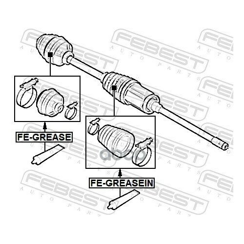 Смазка Шруса Fe-Grease Febest арт FEGREASE 1140₽