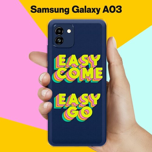 Силиконовый чехол на Samsung Galaxy A03 Easy Come / для Самсунг Галакси А03 силиконовый чехол на samsung galaxy a03 core easy come для самсунг галакси а03 кор