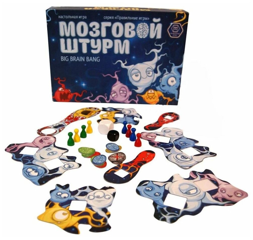 Настольная игра "Мозговой штурм" ПРАВИЛЬНЫЕ ИГРЫ - фото №3