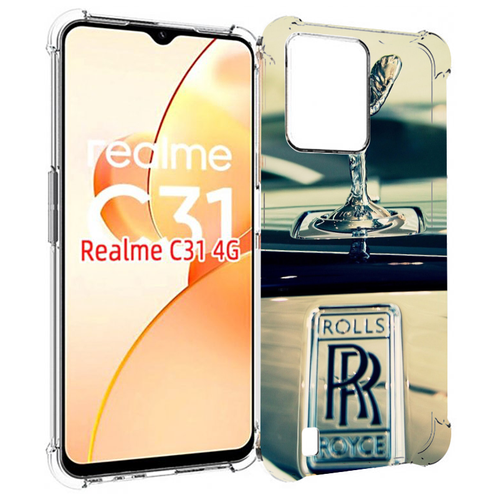 Чехол MyPads Rolls Royce ролс ройс 1 для OPPO Realme C31 задняя-панель-накладка-бампер чехол mypads rolls royce ролс ройс 3 мужской для nokia c31 задняя панель накладка бампер