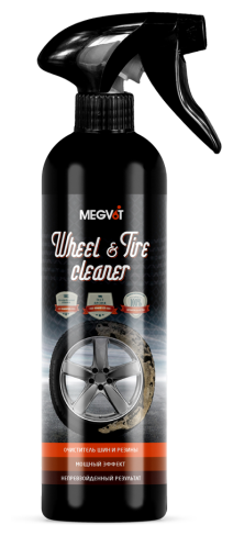 Megvit Wheel & Tire Cleaner очиститель шин и дисков 500 мл