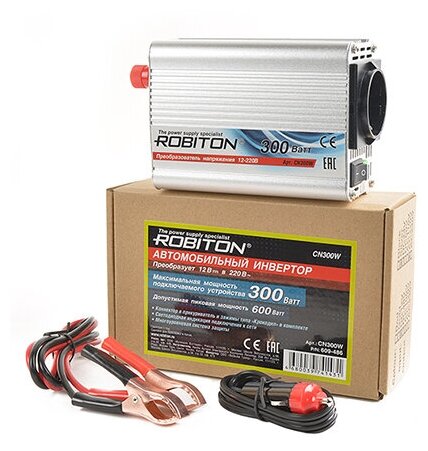 Автоинвертор Robiton CN300W 300W - фото №4
