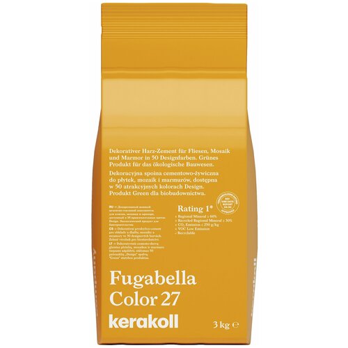 Декоративная затирка Kerakoll Fugabella Color 0-20 3кг №27