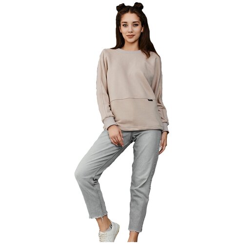 фото Толстовка натали, размер 50, бежевый