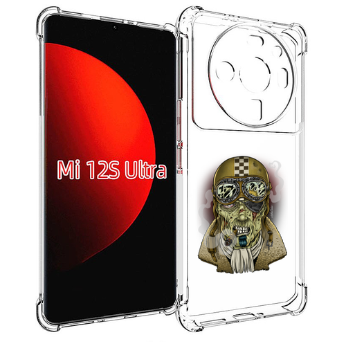 Чехол MyPads военный зомби для Xiaomi 12S Ultra задняя-панель-накладка-бампер чехол mypads военный зомби для xiaomi 13 задняя панель накладка бампер