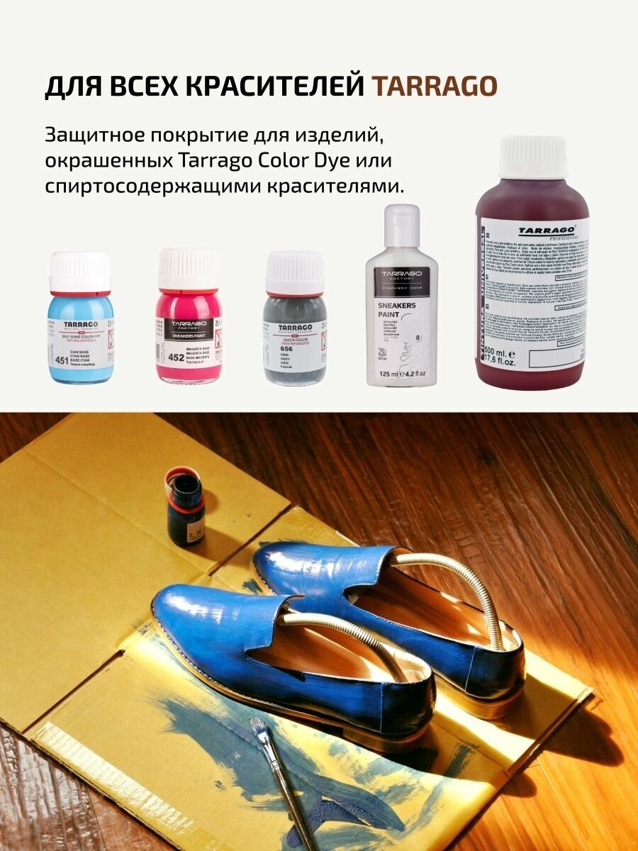 Tarrago Защитное матовое покрытие Finishing Mate Water Based Lacquer, 100 мл