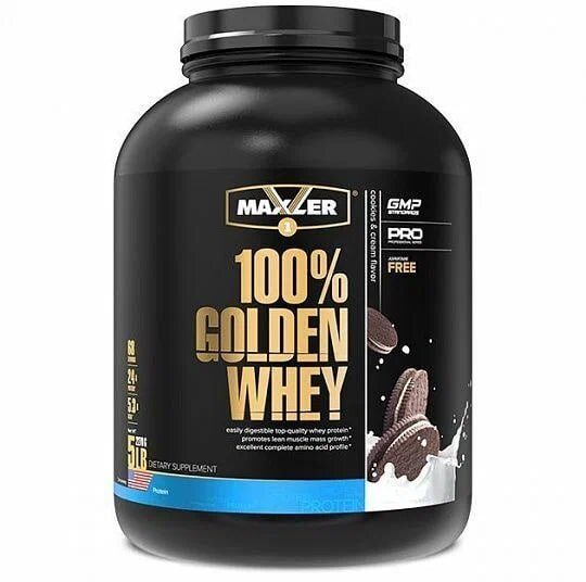 Maxler Golden Whey 2270 г Cookies & Cream