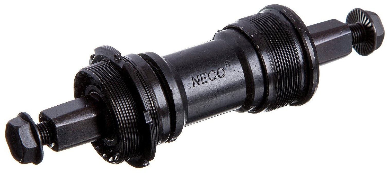 Каретка велосипедная Neco B906, полу-картридж, 121 мм, черный (Х82569)