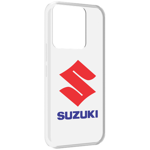 Чехол MyPads suzuki-сузуки-3 мужской для Tecno Spark Go 2022 / Tecno Spark 8C задняя-панель-накладка-бампер