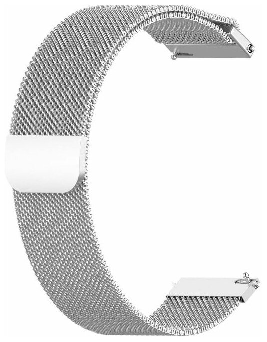 Ремешок для смарт-часов Xiaomi Watch шириной 22 мм (миланская петля), серебристый