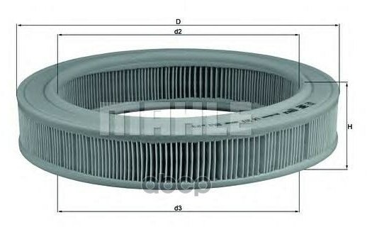 [Lx203] Knecht (Mahle Filter) Фильтр Воздушный Mahle/Knecht арт. LX203