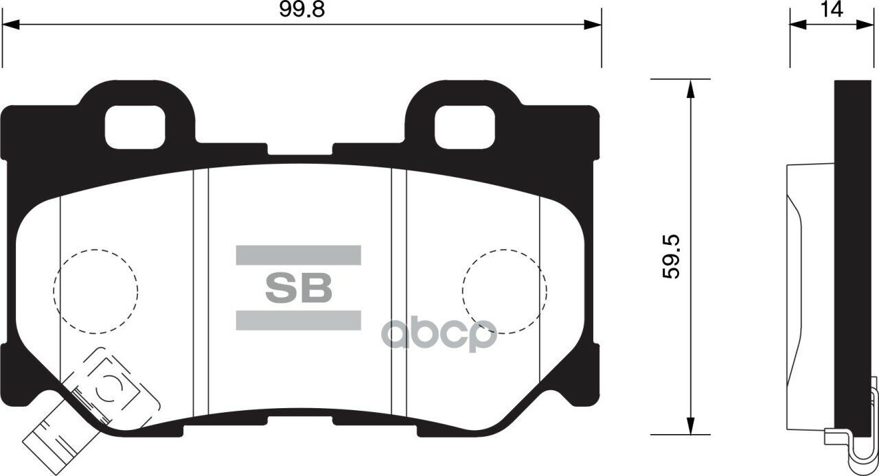 Sp1472sns_=1365 01 [D4060jl00a] ! Колодки Дисковые З Infiniti Fx50/G37 08>, Nissan 370Z 09> Sangsin brake арт. SP1472