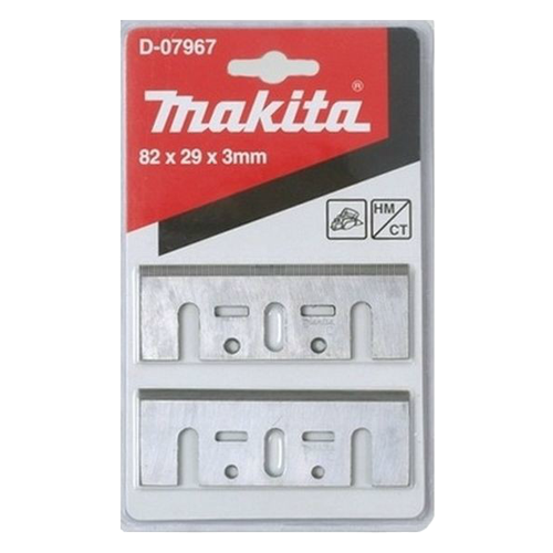 Ножи твердосплавные для рубанка 82 мм Makita D-07967 нож hm tc узкий 2 шт 82 мм для рубанков makita d 70823