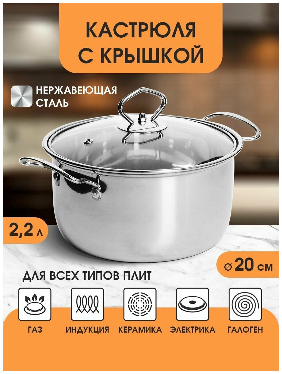 Кастрюля 2,5 л MAYER & BOCH 30881