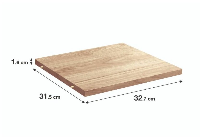 Полка мебельная 31.5x32.7 см ЛДСП