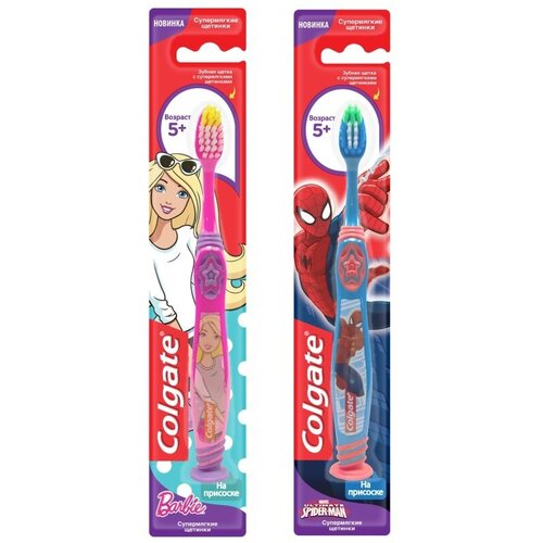 зубная щетка электрическая colgate spiderman Colgate Зубная щетка Smiles детская от 5 лет 1 шт