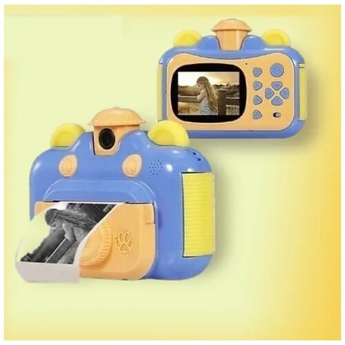 Детский фотоаппарат PHOTO PRINTING Цифровой Фотоаппарат с моментальной печатью Синий 579900₽