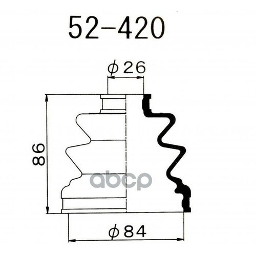 Пыльник Шруса Внутреннего 1-56 (Maruichi) арт. 52420