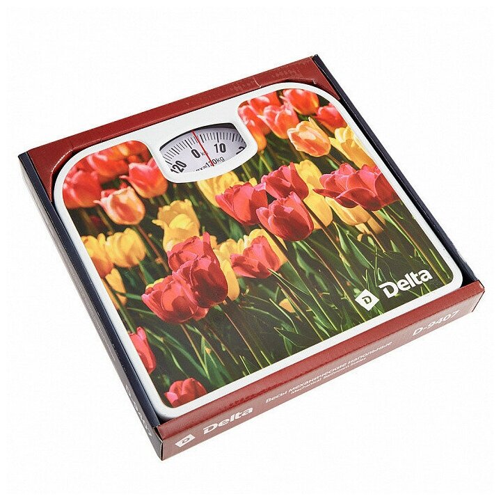 Весы (DELTA D-9407 "Тюльпаны", 130кг, (10)) - фотография № 2