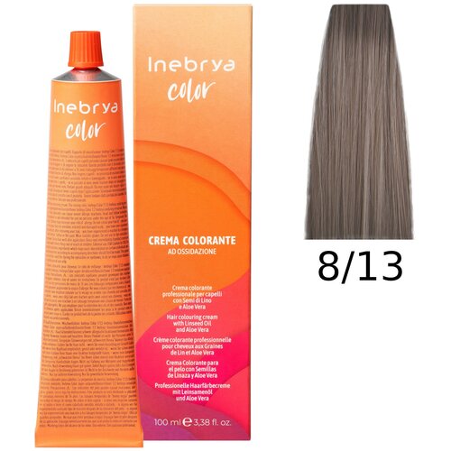 Крем-краска Inebrya Color Professional 8/13 Светлый блонд Пепельно-золотистый 100 мл