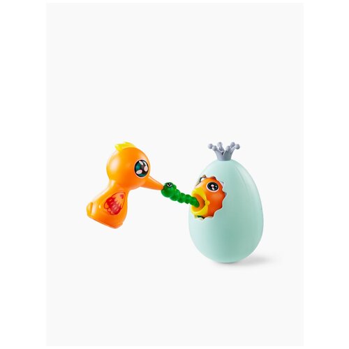 Развивающая игрушка для малышей Happy Baby FEED ME, червячки на магнитах, игрушка сортер, зеленая