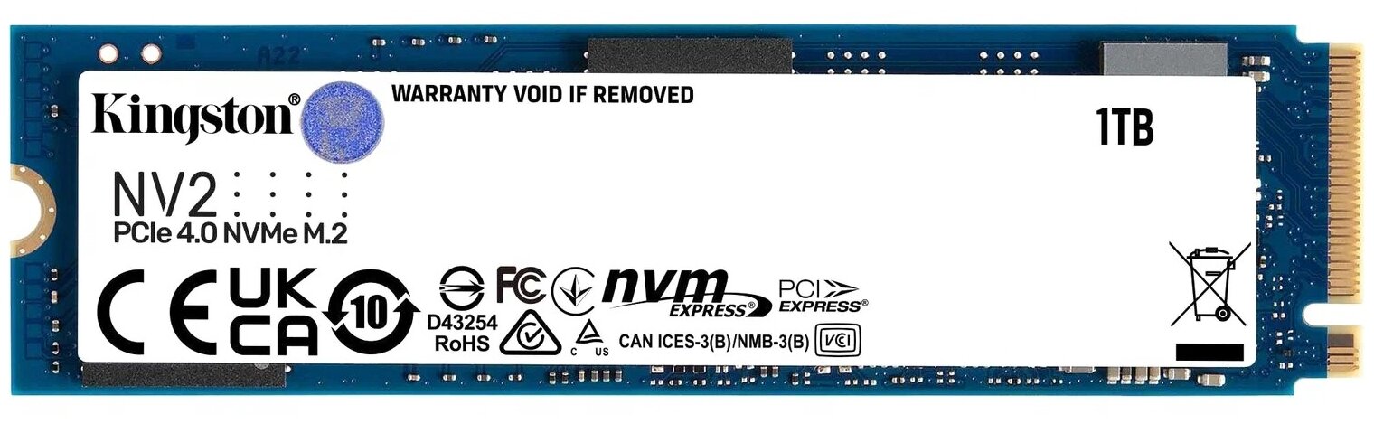 Накопитель SSD Kingston SNV2S/1000G - фото №1