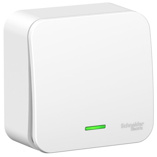 Одноклавишный переключатель Schneider Electric BLANCA