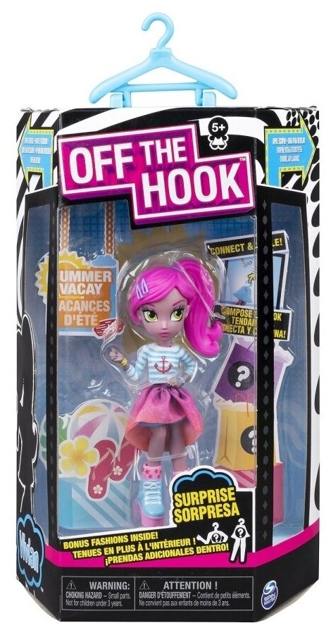 Off the Hook Мини-кукла Main Line Вивиан летние каникулы 6045583/20105245