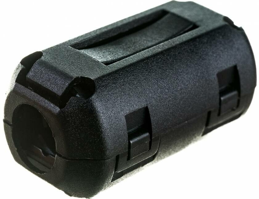 LANMASTER Фильтр ферритовый на шнур питания 3х1.5 мм2 с защелкой, черный LAN-FF-1.50-BK