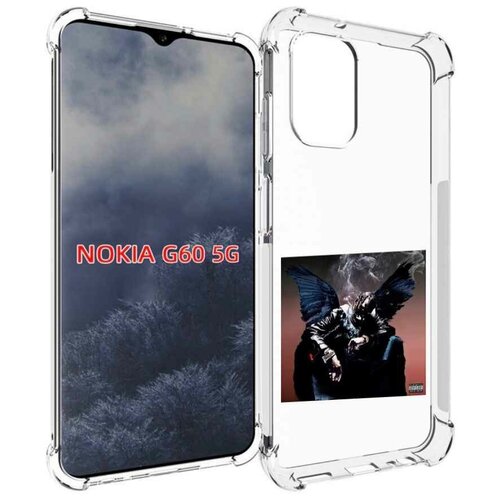 Чехол MyPads Travis Scott - Birds In The Trap Sing McKnight для Nokia G60 5G задняя-панель-накладка-бампер чехол mypads travis scott birds in the trap sing mcknight для vivo y76 5g задняя панель накладка бампер