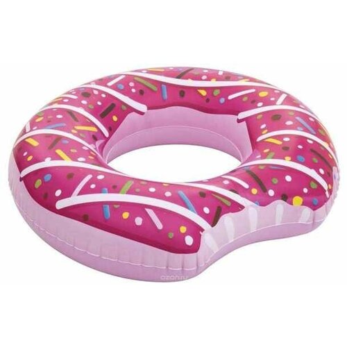36118 bestway круг надувной пончик 12 107см розовый Круг надувной Bestway Пончик d107 см микс