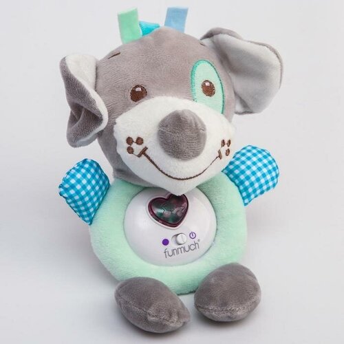 Игрушка - светильник, развивающая, музыкальная «Собачка», 21 см.