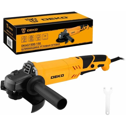 УШМ DEKO DKAG1500-150 1500 Вт 150 мм без аккумулятора 3688₽