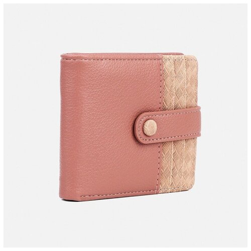 фото Кошелек , на кнопках, отделение для монет, розовый