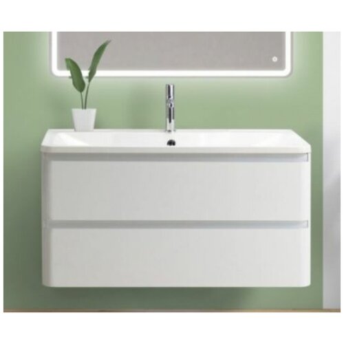 Тумба под раковину BelBagno Albano 100 bianco lucido (ALBANO-1000-2C-SO-BL)