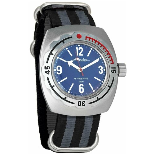 Наручные часы Восток Амфибия, серый наручные часы восток амфибия механические с автоподзаводом амфибия 110651 black grey серый