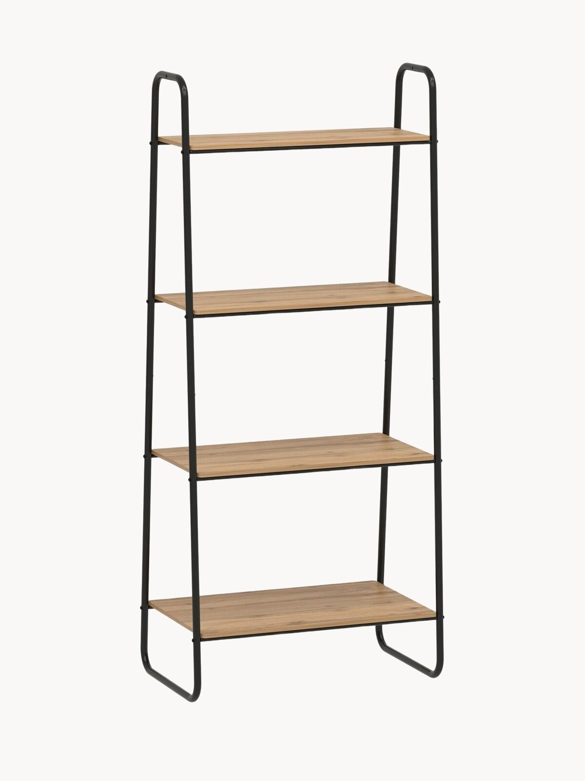 Стеллаж металлический ЗМИ Скандинавия 24 напольный с полками ЛДСП для хранения вещей