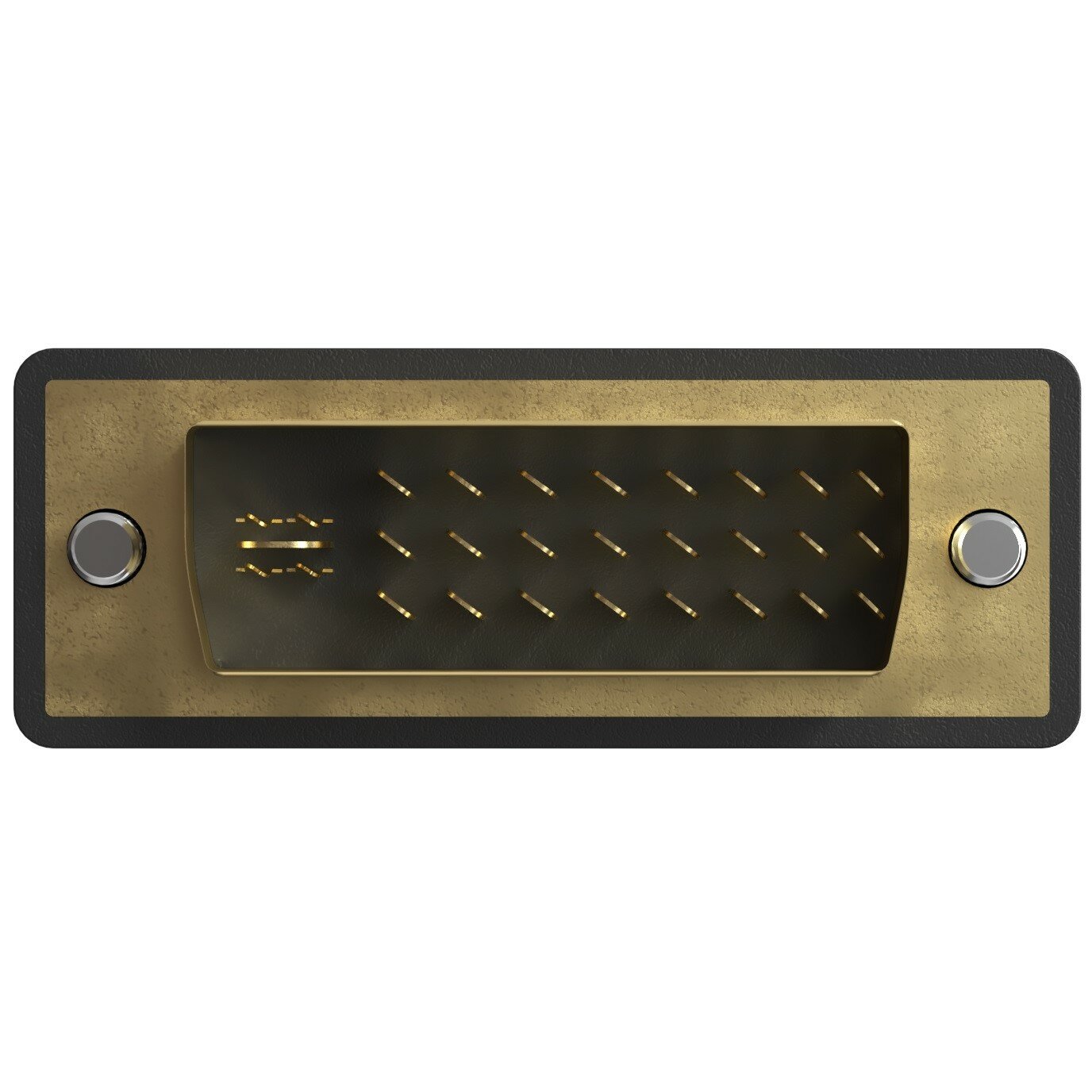 Адаптер-переходник GSMIN RT-91 DVI-I (24+5) (M) - HDMI (F) (Черный) — фото 1