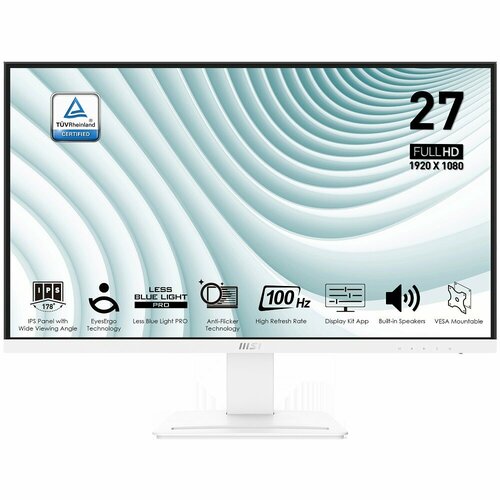 MicroStar Монитор MSI PRO 27 MP273AW белый 16948₽